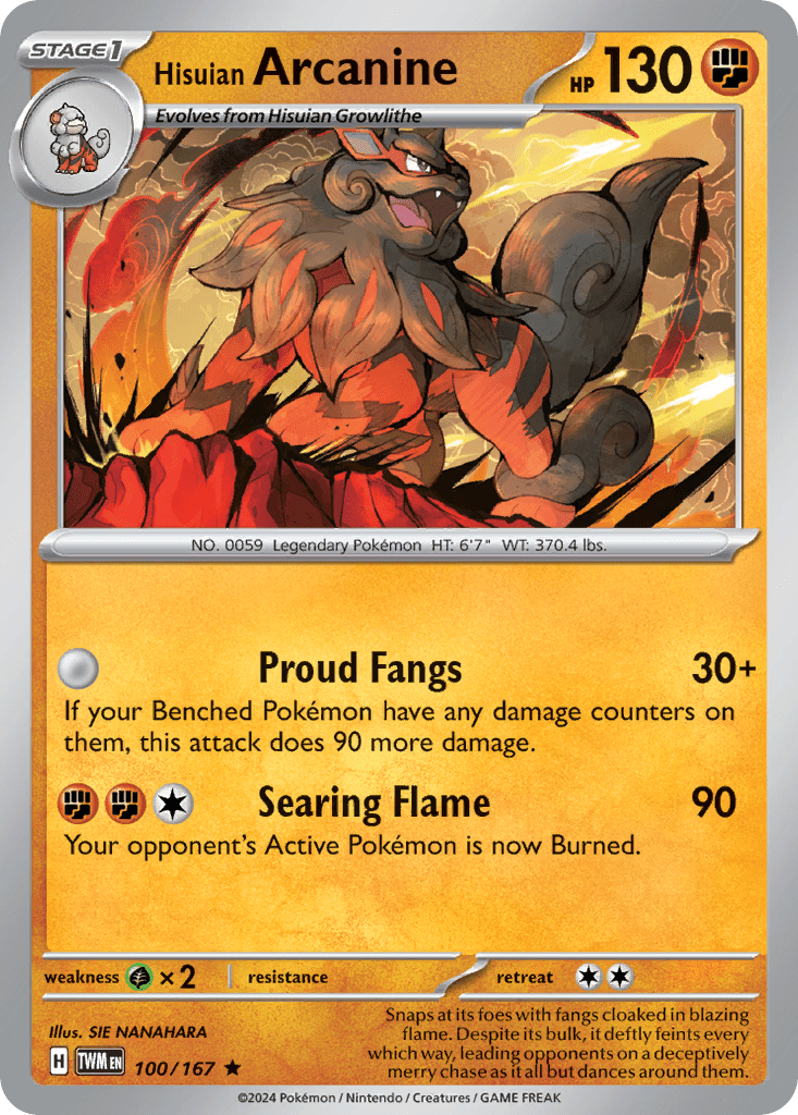 Hisuian Arcanine - 100