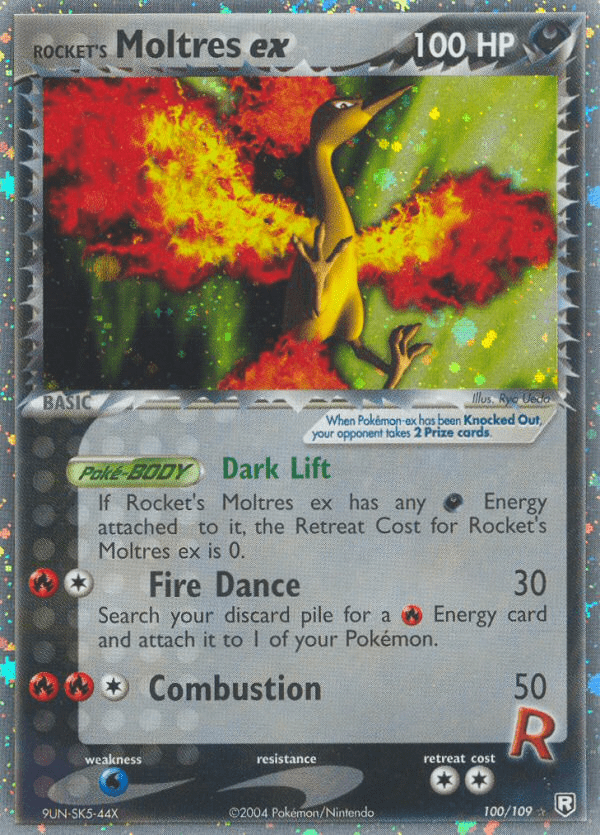 Rocket's Moltres ex - 100