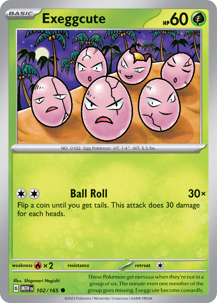 Exeggcute - 102