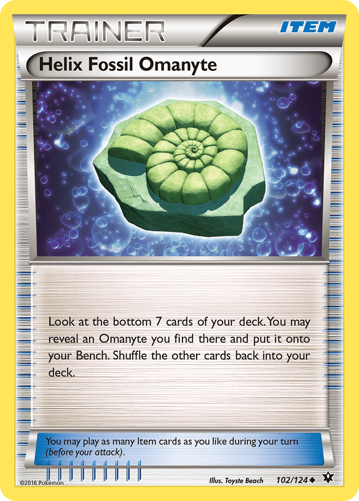 Helix Fossil Omanyte - 102
