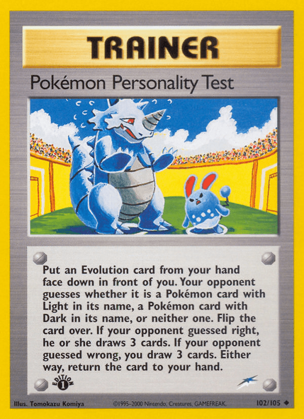 Pokémon Personality Test - 102