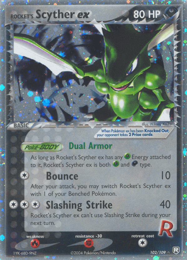 Rocket's Scyther ex - 102