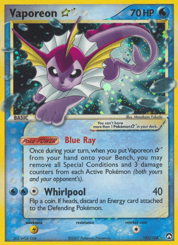 Vaporeon ★ - 102