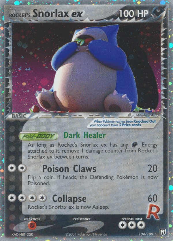 Rocket's Snorlax ex - 104