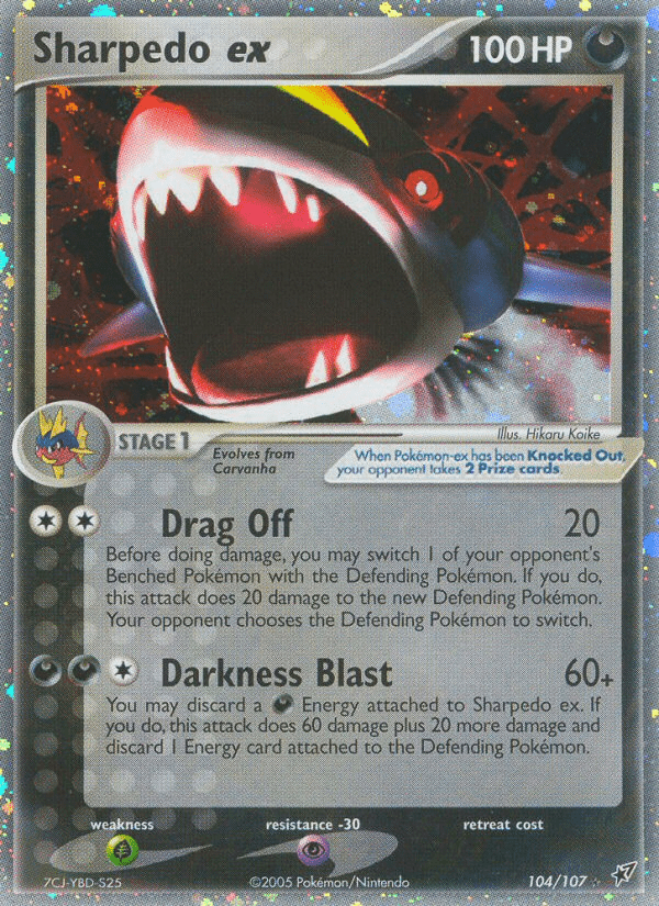 Sharpedo ex - 104