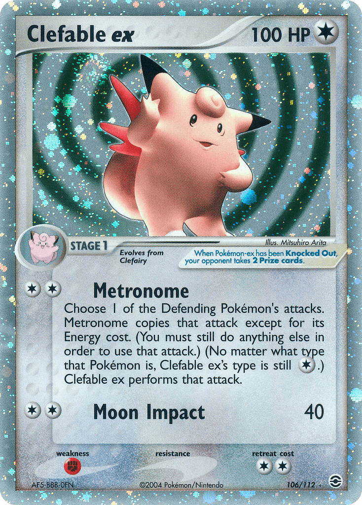 Clefable ex - 106