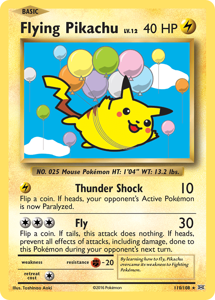 Flying Pikachu - 110