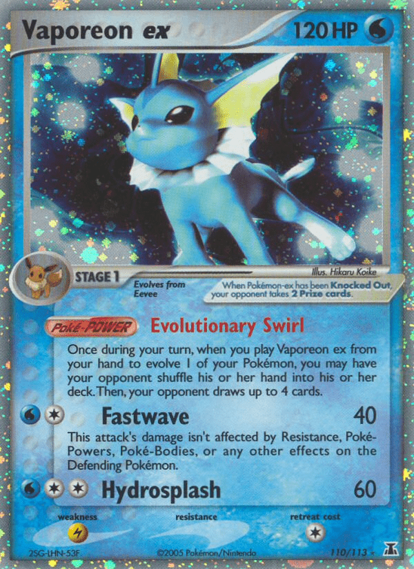 Vaporeon ex - 110