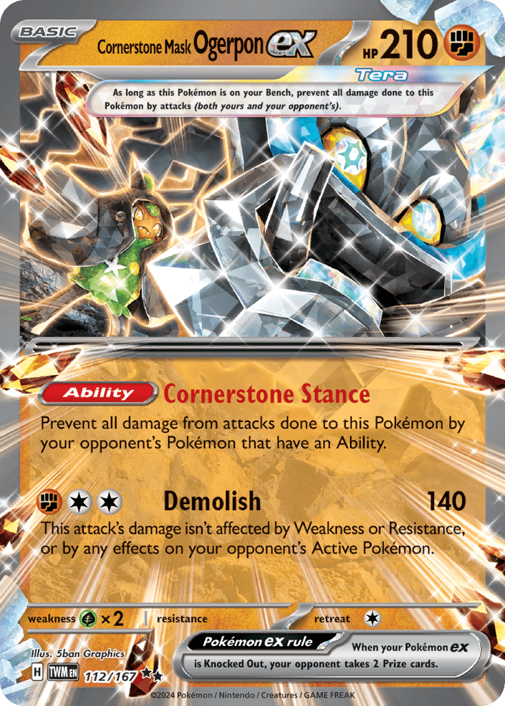 Cornerstone Mask Ogerpon ex - 112