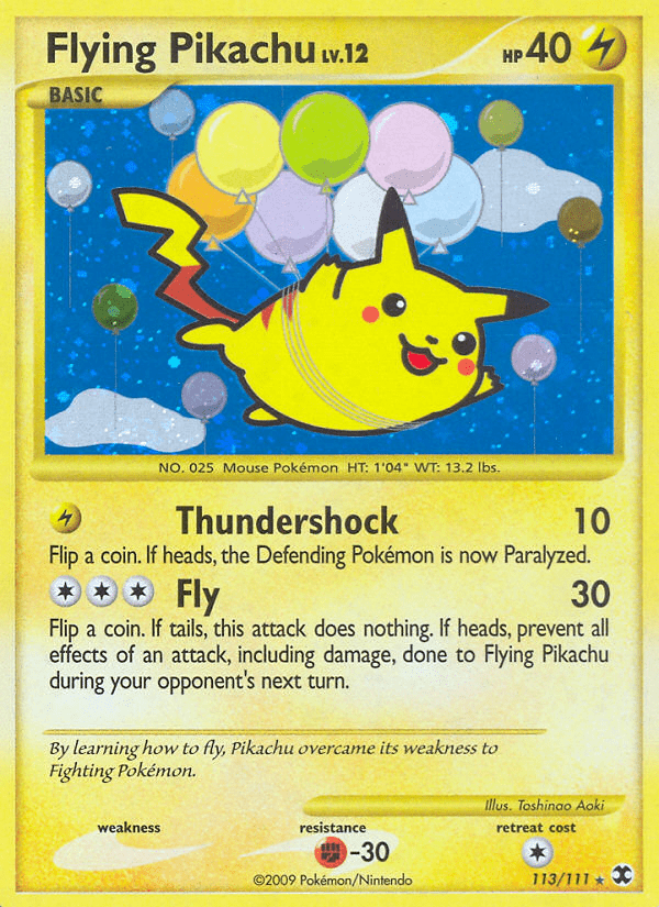 Flying Pikachu - 113