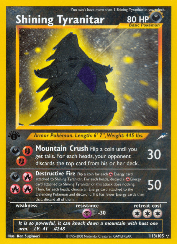 Shining Tyranitar - 113