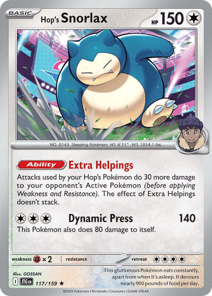 Hop's Snorlax - 117