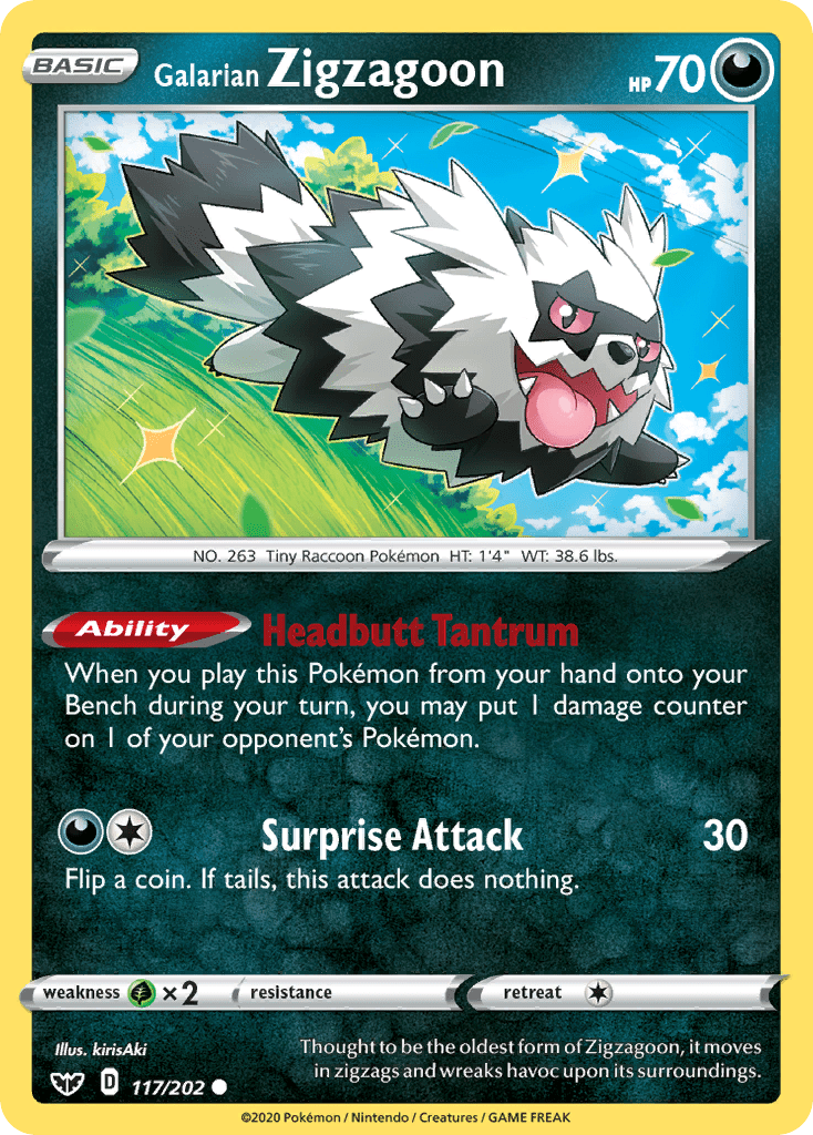 Galarian Zigzagoon - 117