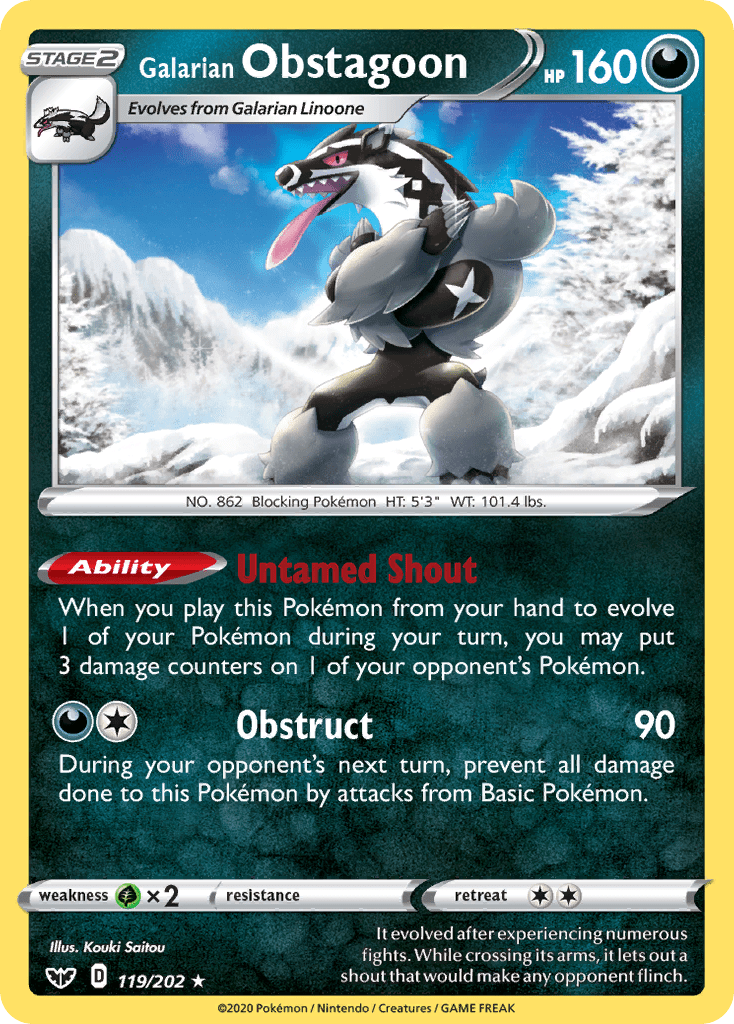 Galarian Obstagoon - 119