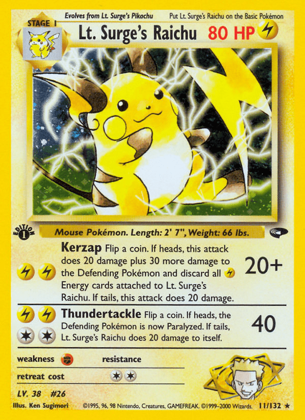 Lt. Surge's Raichu - 11