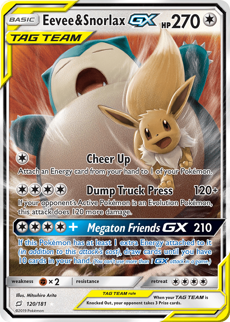 Eevee & Snorlax-GX - 120