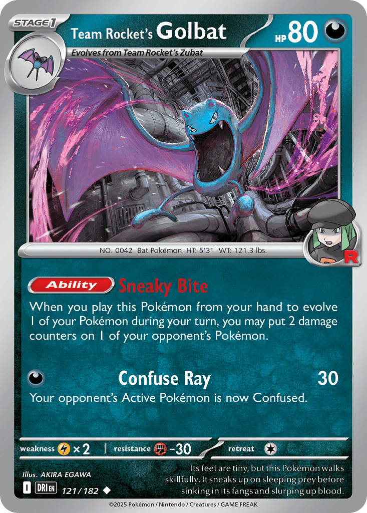 Team Rocket's Golbat - 121