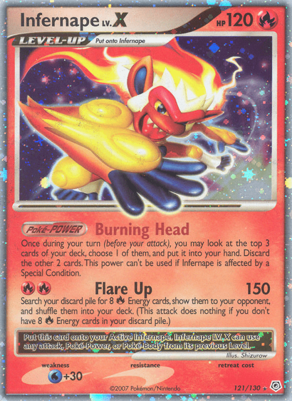 Infernape LV.X - 121
