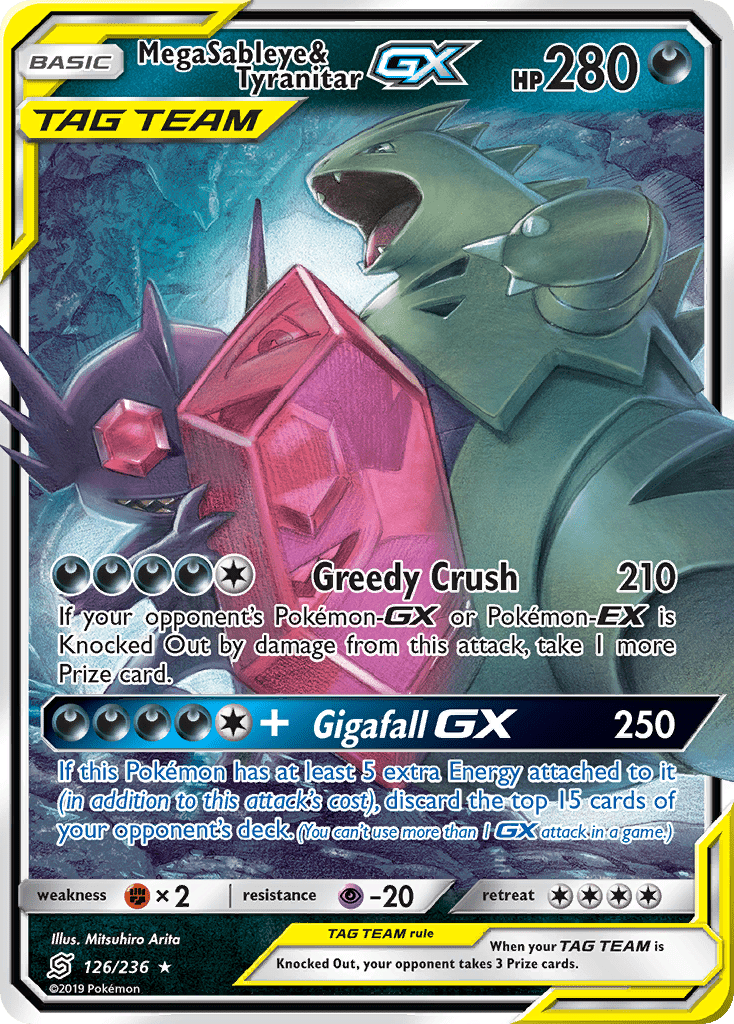 Mega Sableye & Tyranitar-GX - 126