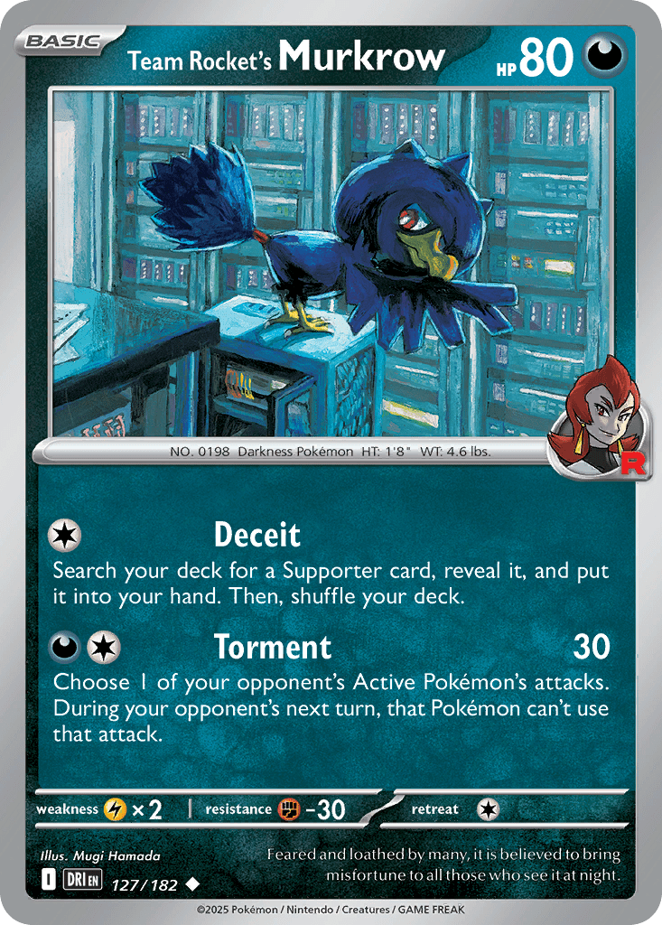 Team Rocket's Murkrow - 127
