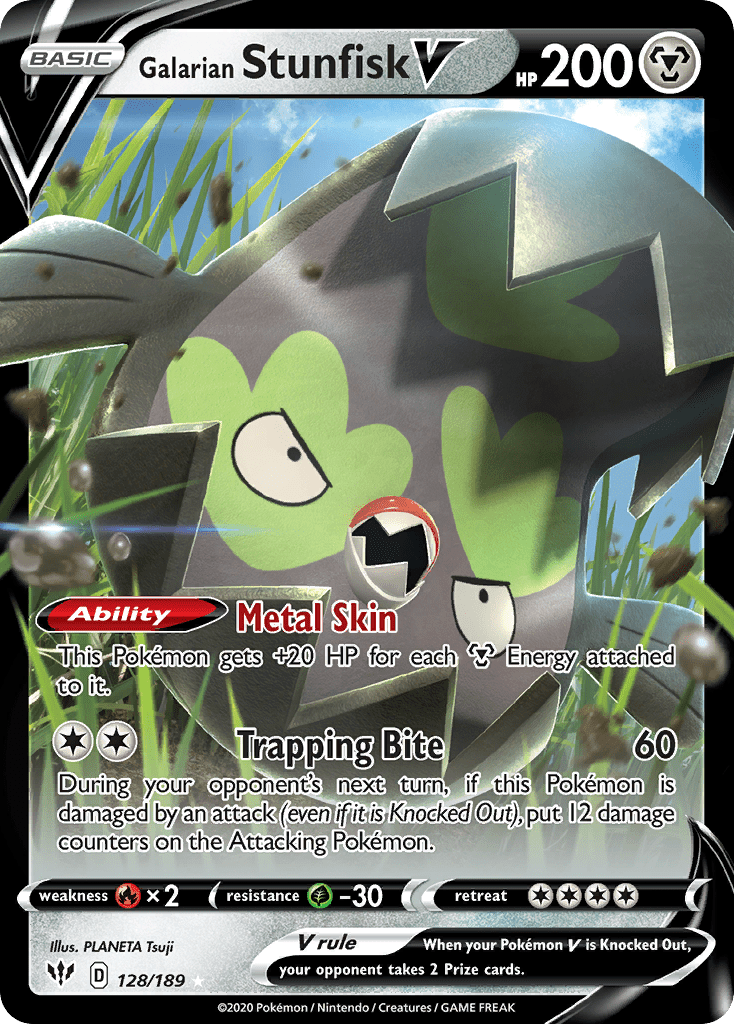 Galarian Stunfisk V - 128