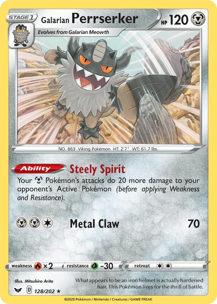 Galarian Perrserker - 128