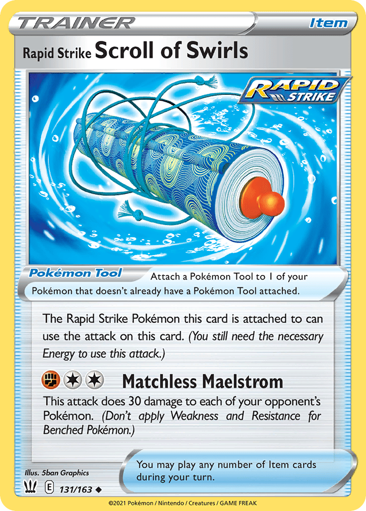 Rapid Strike Scroll of Swirls - 131