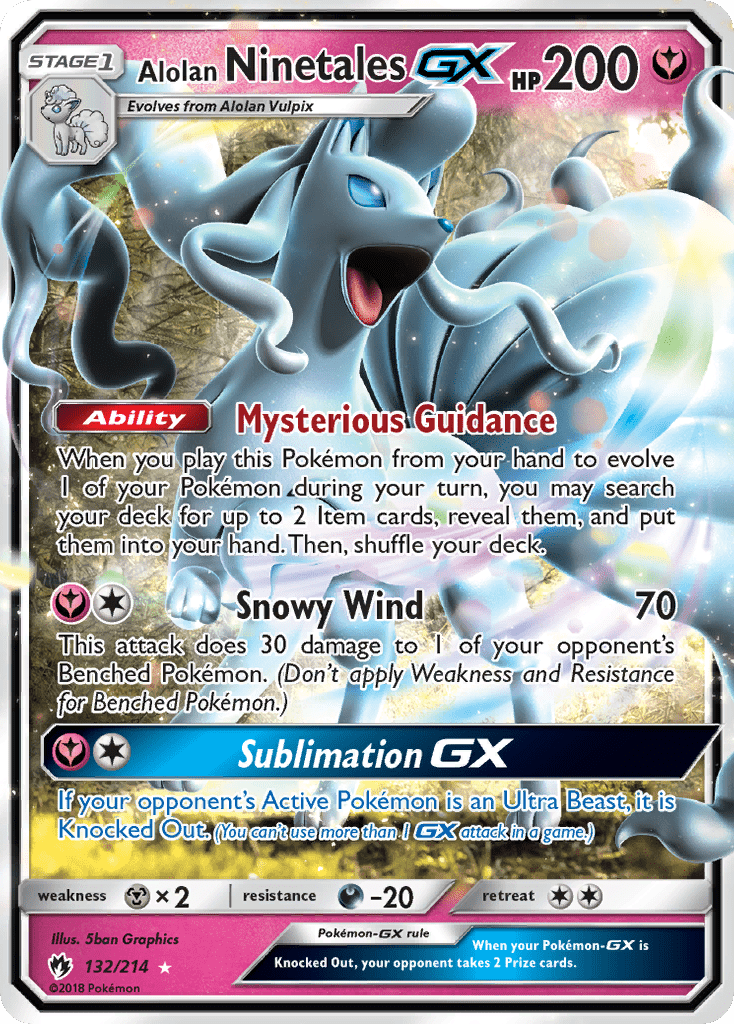 Alolan Ninetales-GX - 132