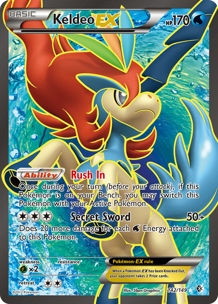 Keldeo-EX - 142