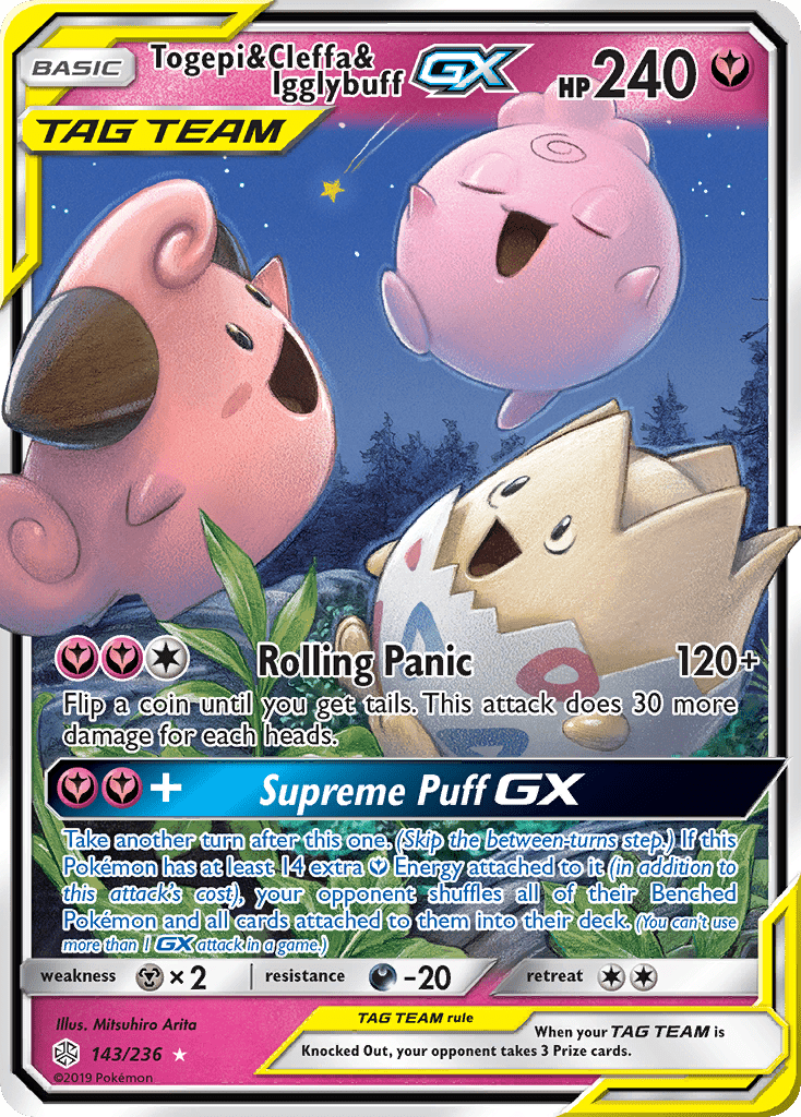 Togepi & Cleffa & Igglybuff-GX - 143