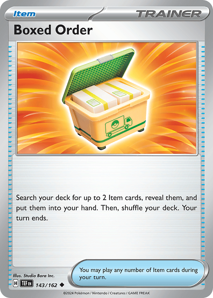 Boxed Order - 143