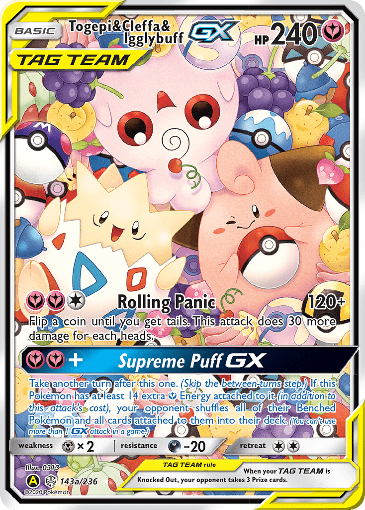 Togepi & Cleffa & Igglybuff-GX - 143a