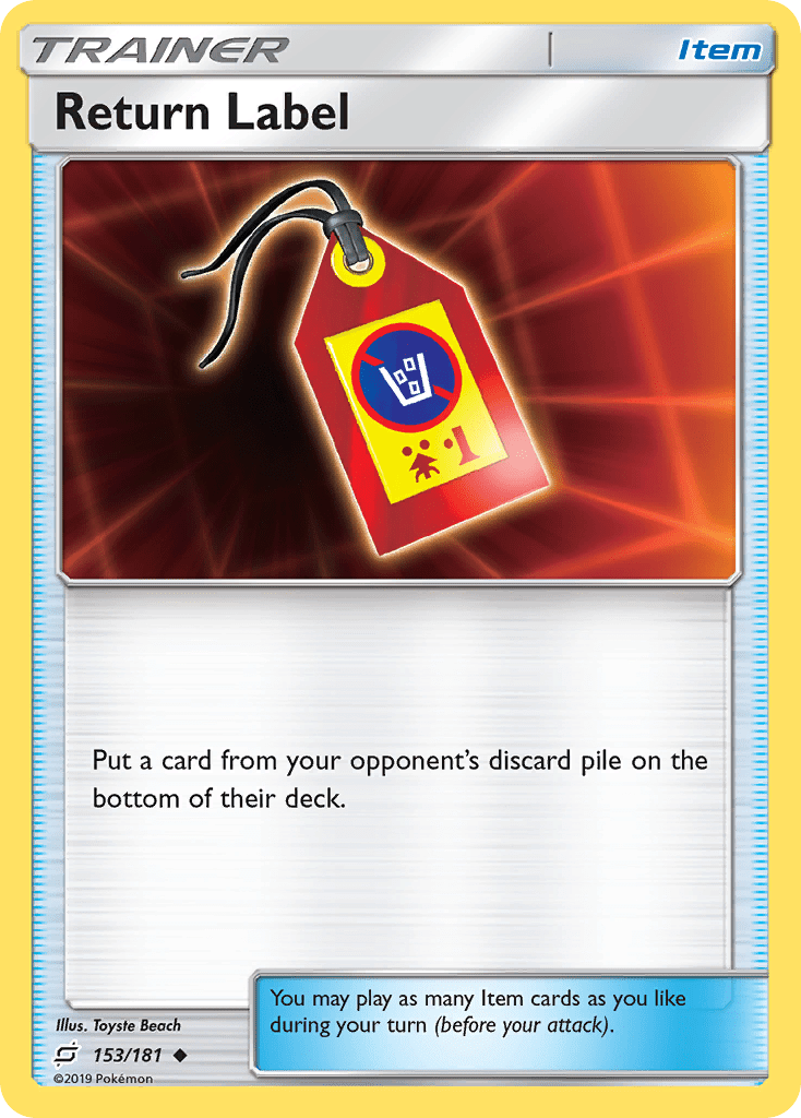 Return Label - 153