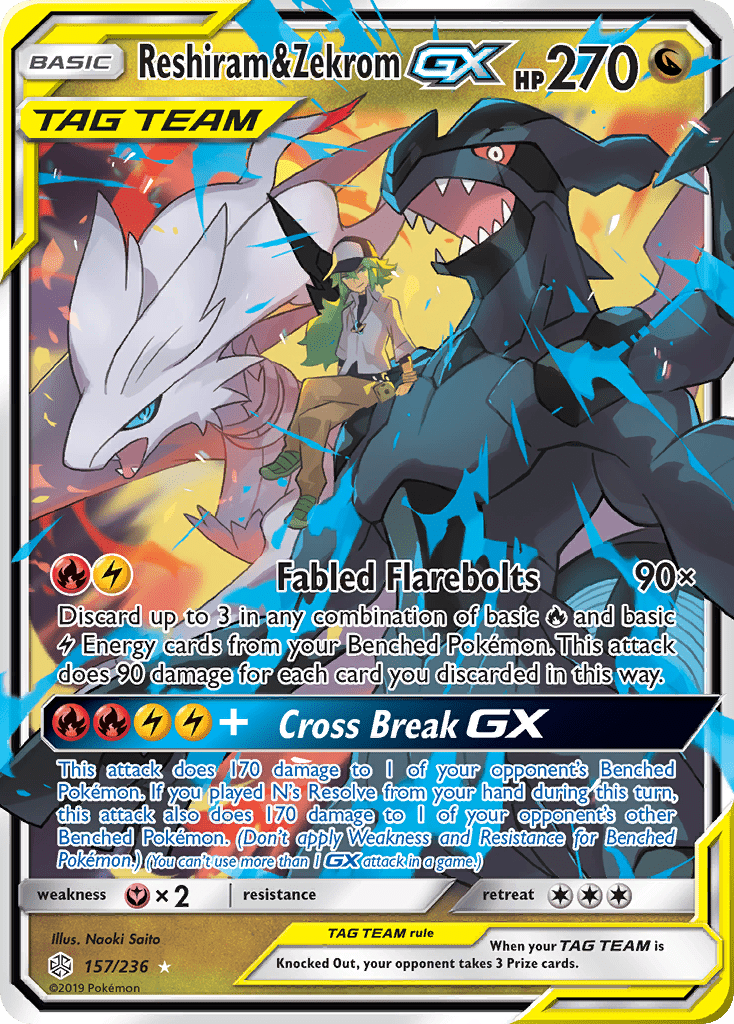 Reshiram & Zekrom-GX - 157