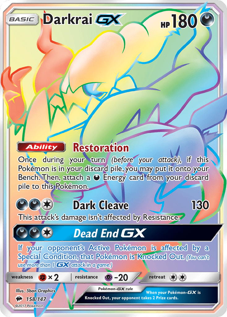 Darkrai-GX - 158