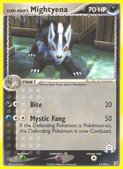 Team Aqua's Mightyena - 15