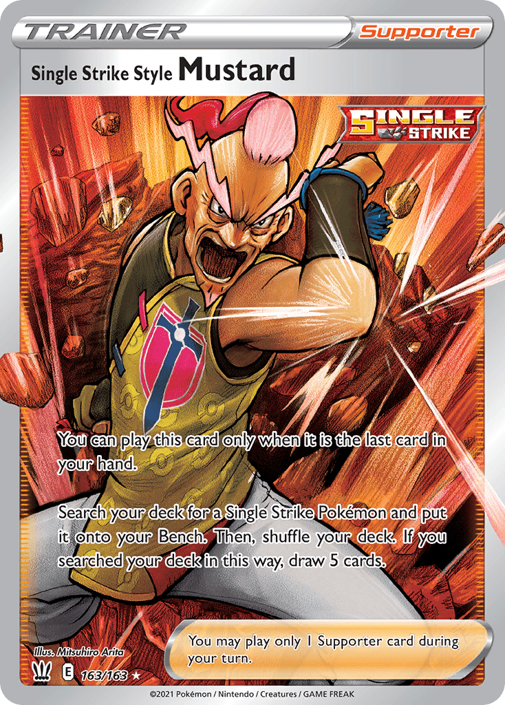 Single Strike Style Mustard - 163