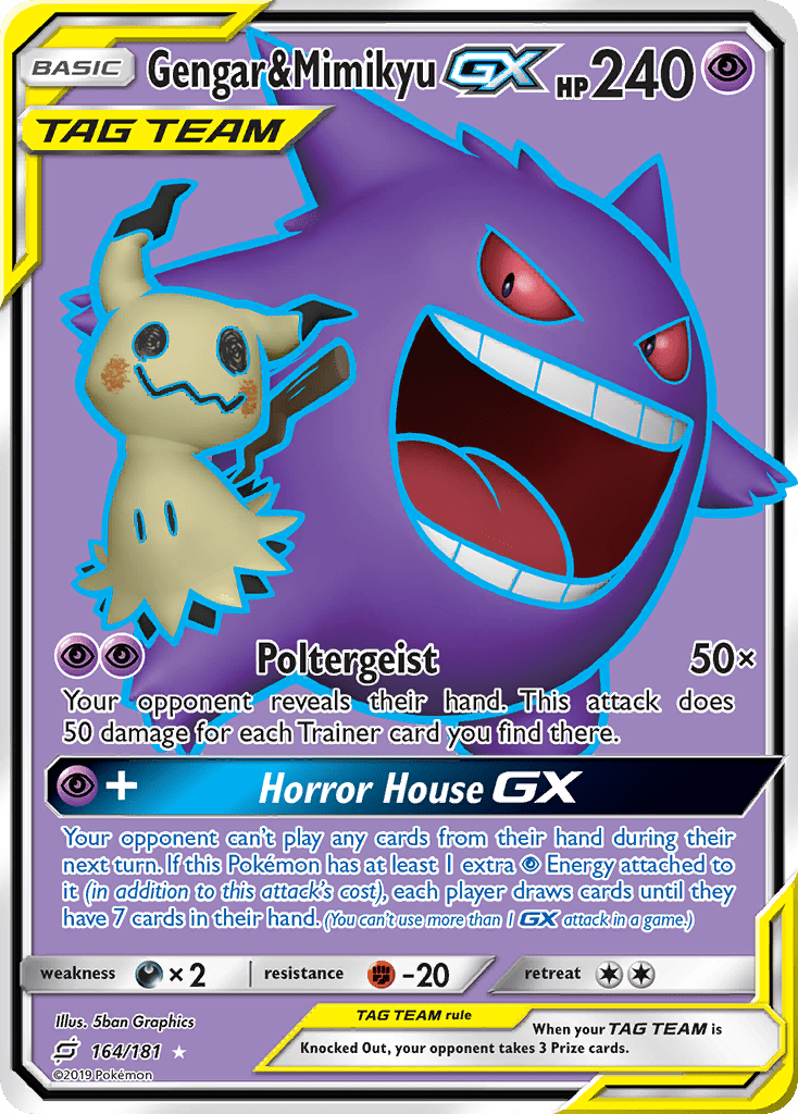 Gengar & Mimikyu-GX - 164