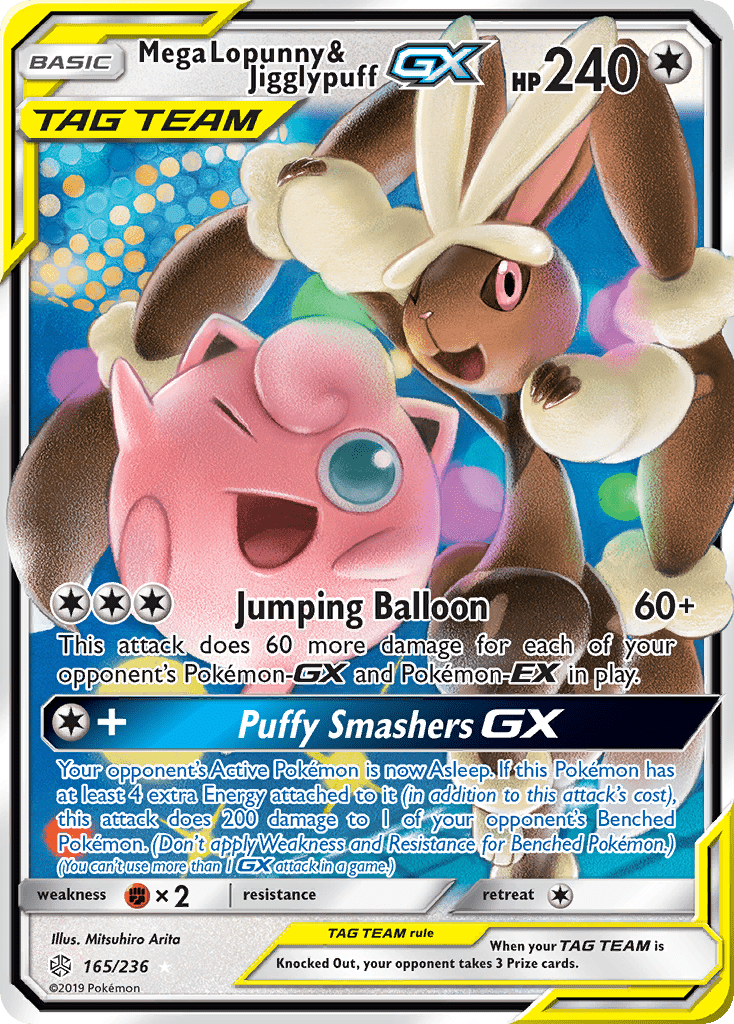 Mega Lopunny & Jigglypuff-GX - 165