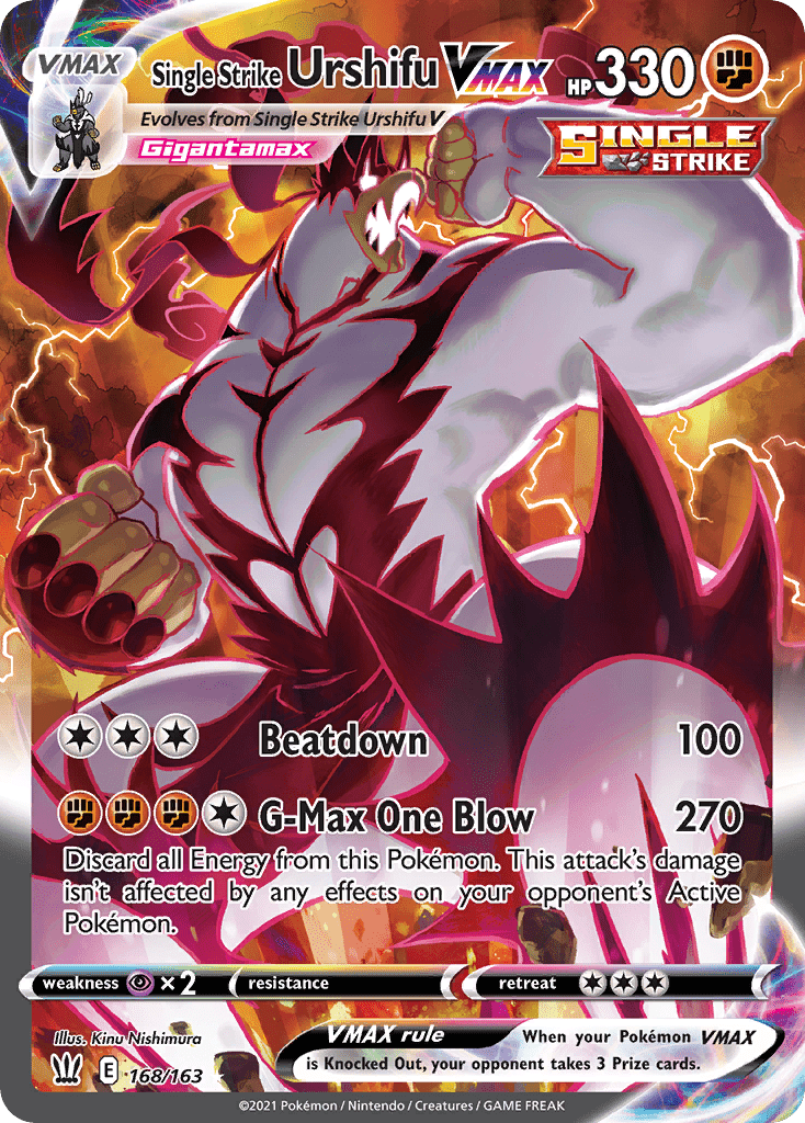 Single Strike Urshifu VMAX - 168