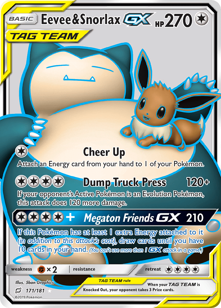 Eevee & Snorlax-GX - 171