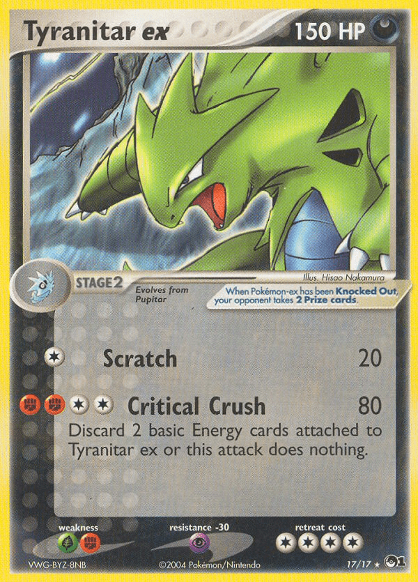 Tyranitar ex - 17