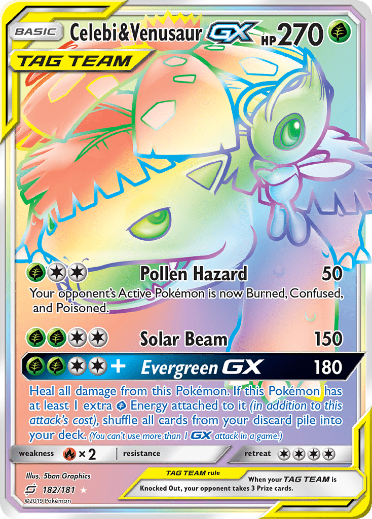 Celebi & Venusaur-GX - 182
