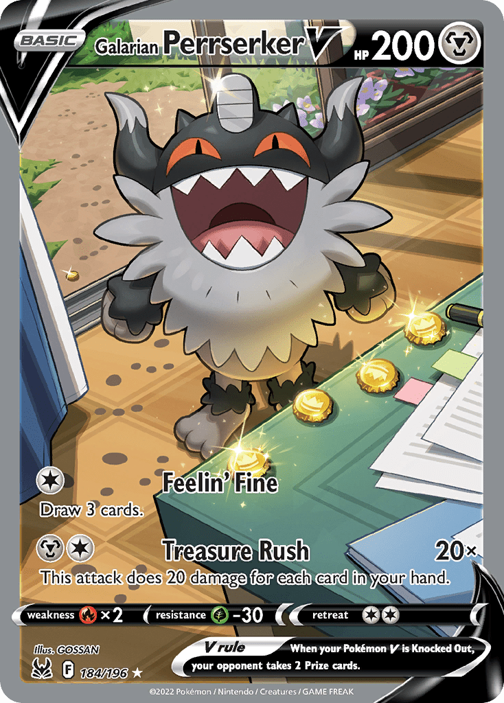 Galarian Perrserker V - 184