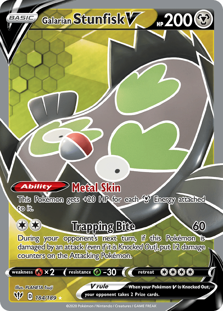 Galarian Stunfisk V - 184