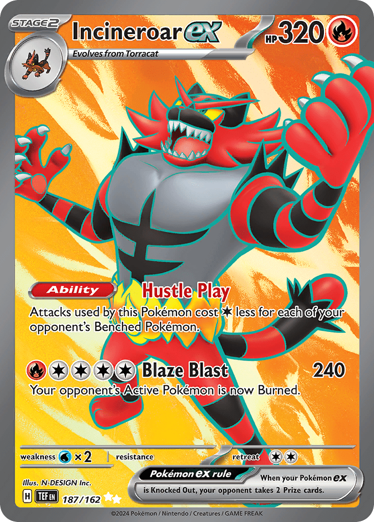 Incineroar ex - 187