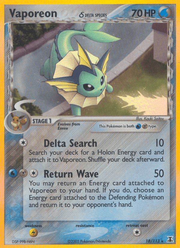 Vaporeon δ - 18