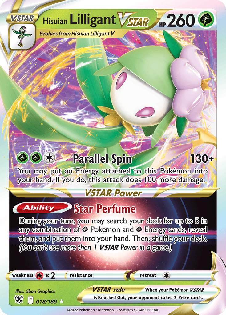 Hisuian Lilligant VSTAR - 18