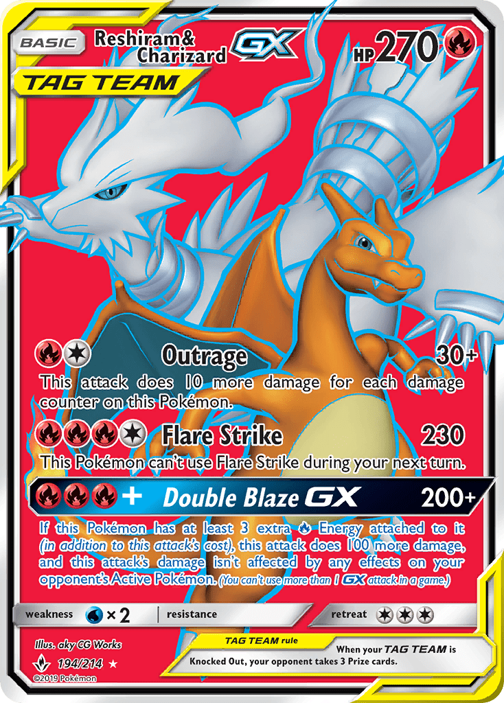 Reshiram & Charizard-GX - 194