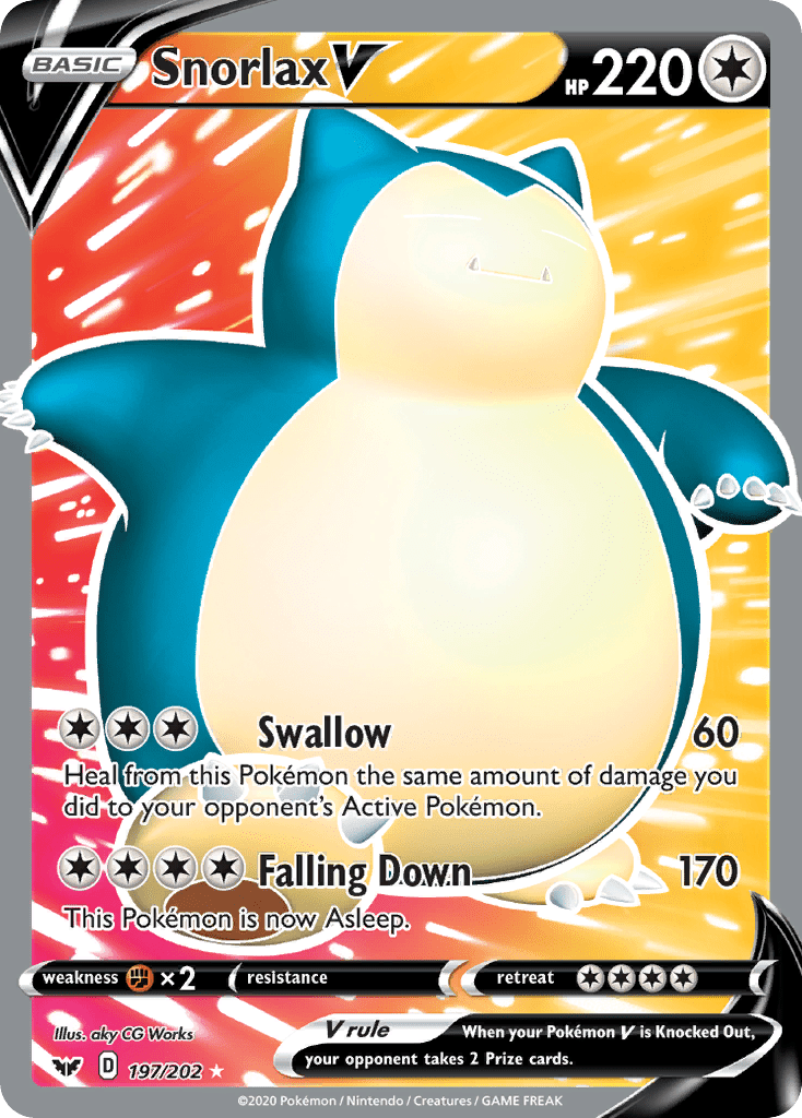Snorlax V - 197